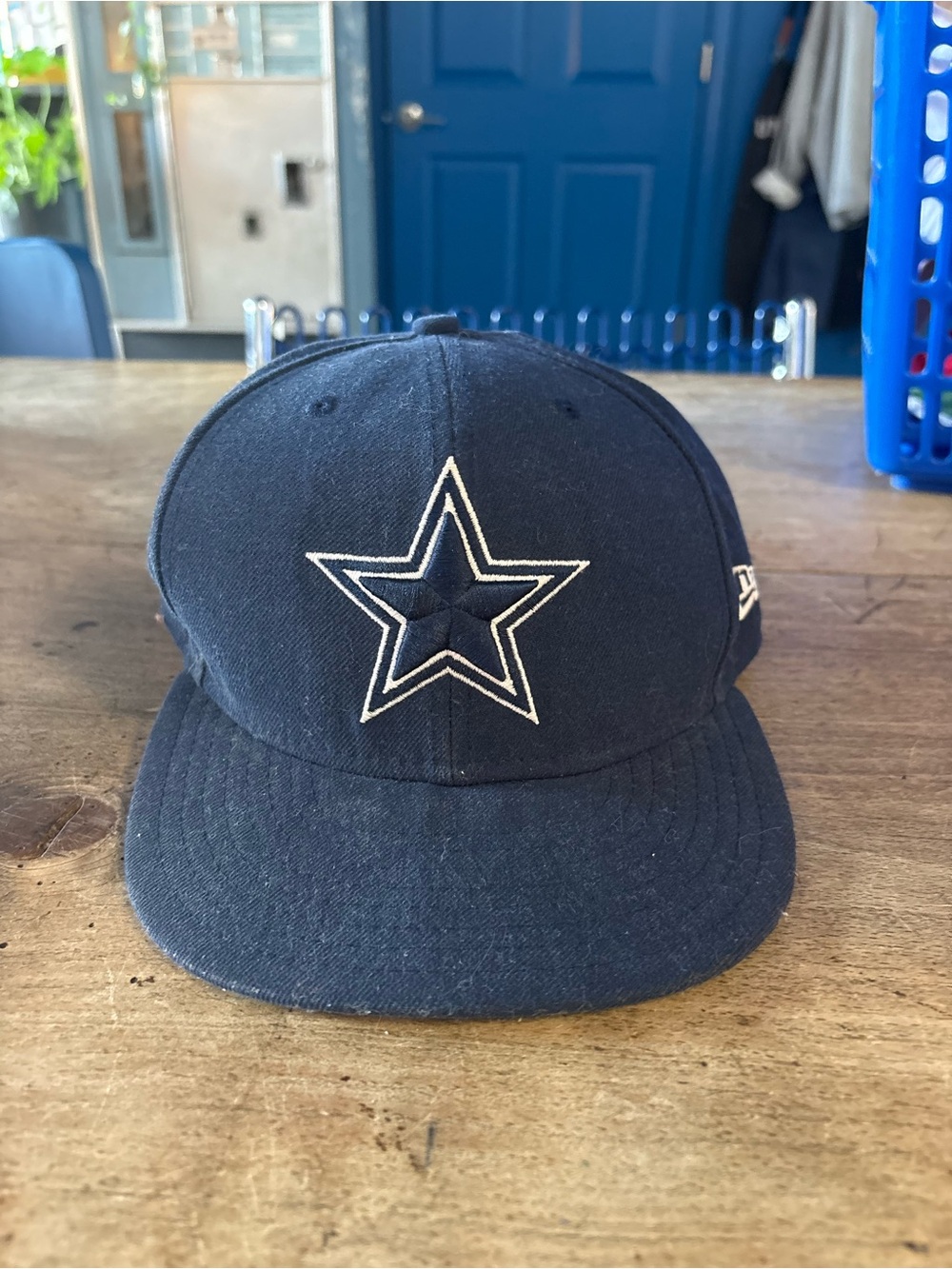 New Era Kids Navy Cap with White Star Embroidery
